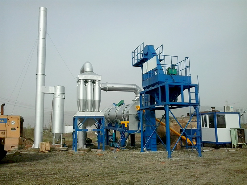 continuous drum type mix plant